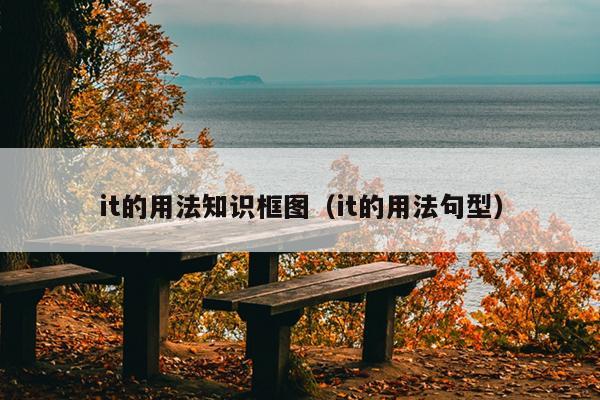 it的用法知识框图（it的用法句型）