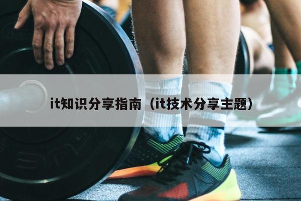 it知识分享指南（it技术分享主题）